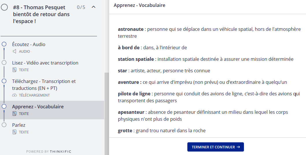 vocabulaire-Podcast-francais-Jaimelefrancais-Thomas-Pesquet